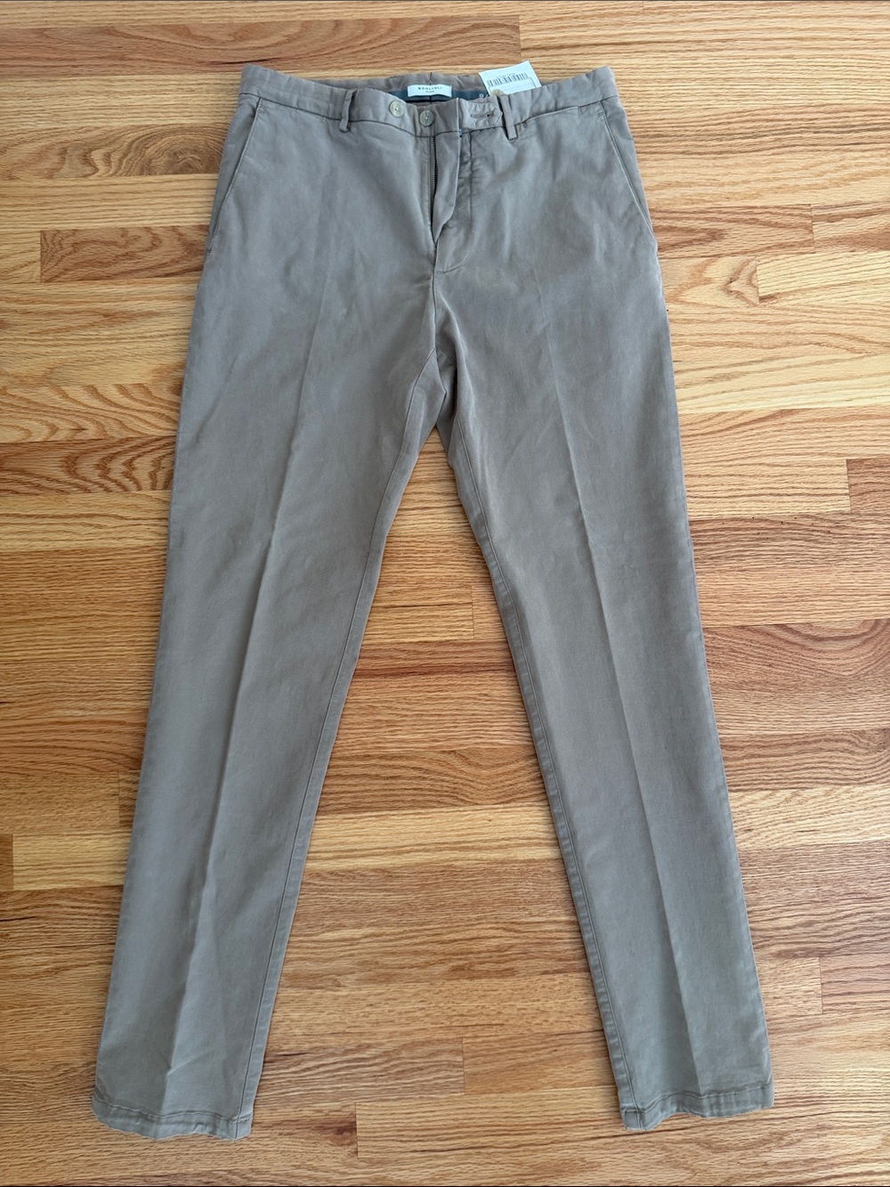 Boglioli Men's Chino Pants in Taupe